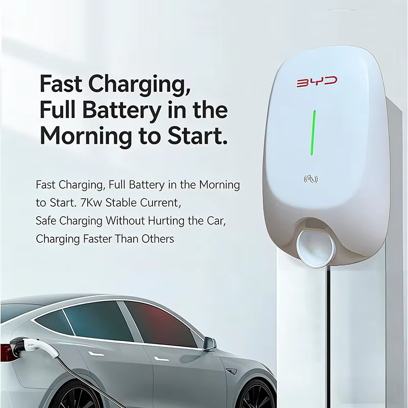 7KW Wall‑Mounted AC EV Chargin - Home Ev Charger ulasan dan harga