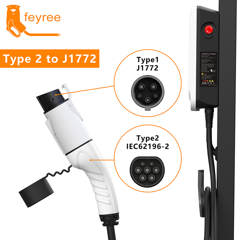 Feyree EV Charger Adapter Type - Ev Charger Adapter ulasan dan harga