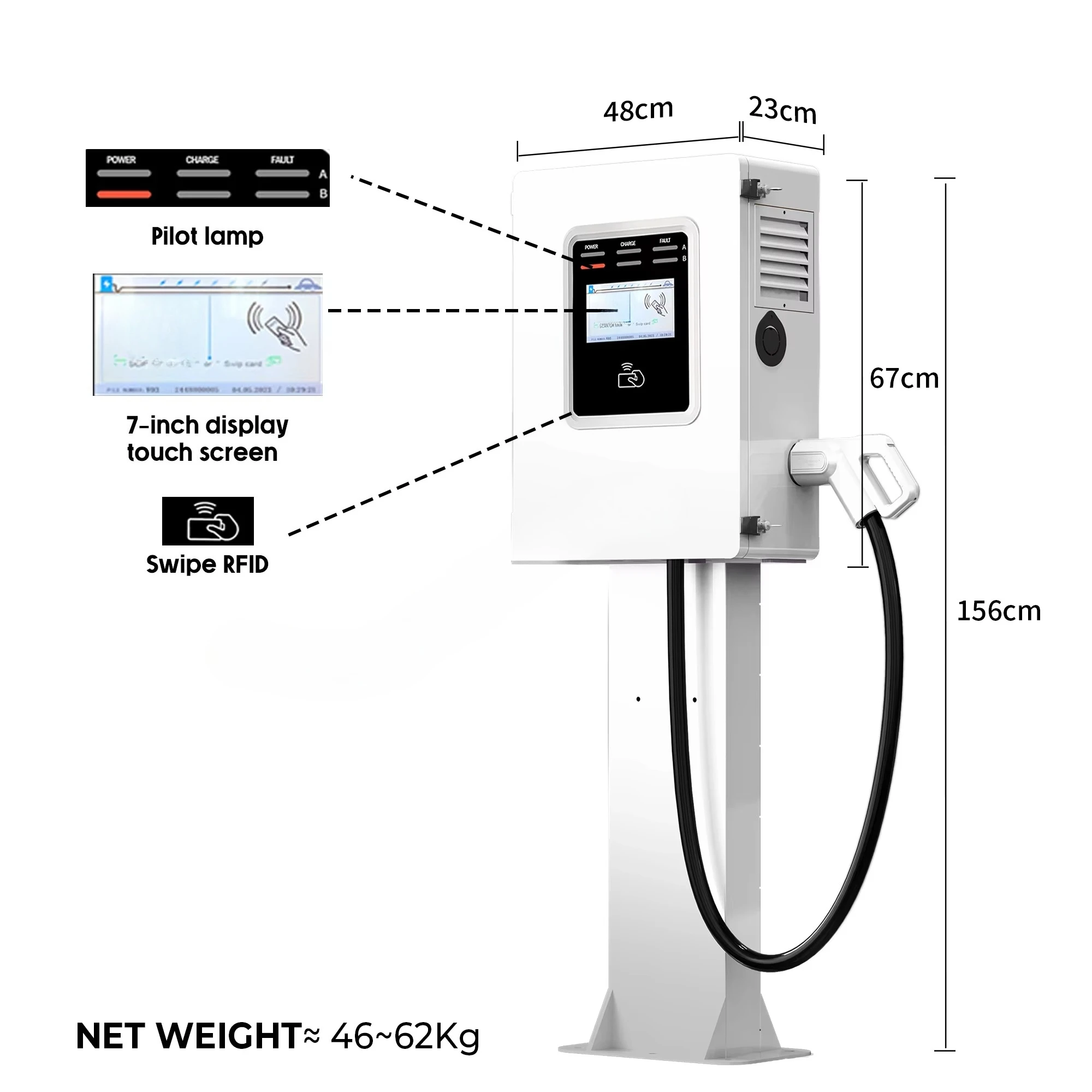 2026 Wallbox Ccs2 30kw Commerc - Ev Charging Pile ulasan dan harga