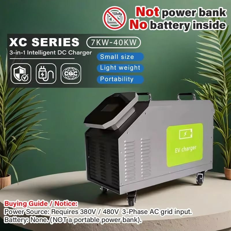 480V 3 Phase AC Power Input 7k - Portable Ev Charger ulasan dan harga