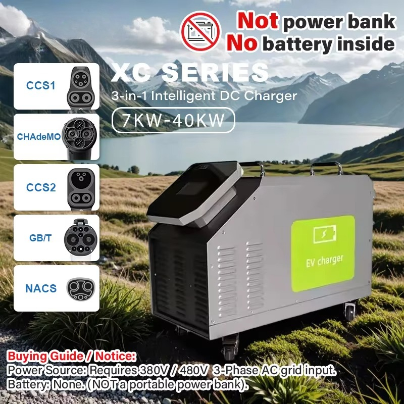 480V 3 Phase AC Power Input 7k - Portable Ev Charger ulasan dan harga