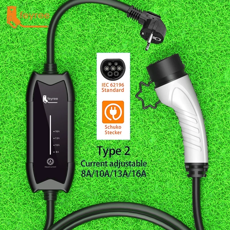 Feyree EV Portable Charger Typ - Home Ev Charger ulasan dan harga