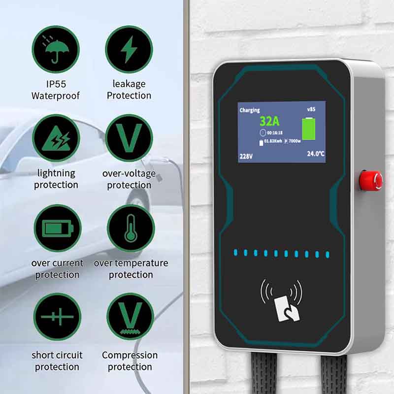 WUFEN EVSE Wallbox EV Car Char - Ev Charging Pile ulasan dan harga